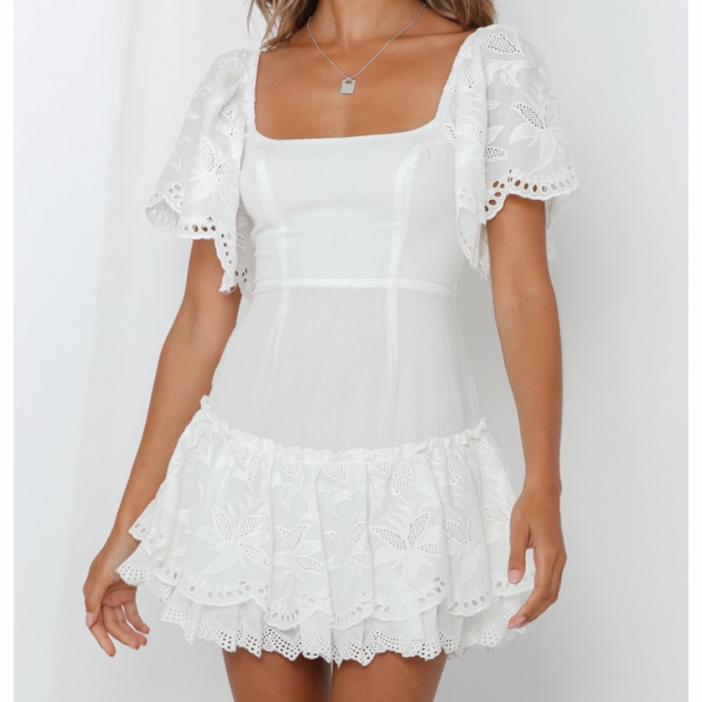 Hello Molly Alanis White Dress